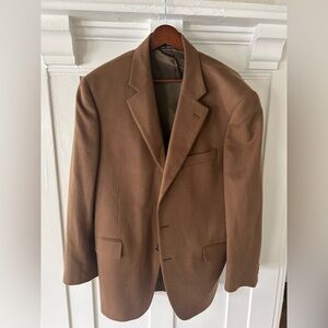 Men's Suede Camel Blazer
